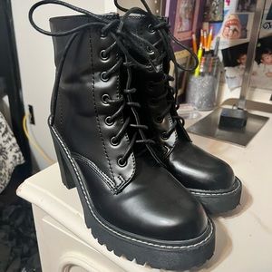 Madden girl lace up booties